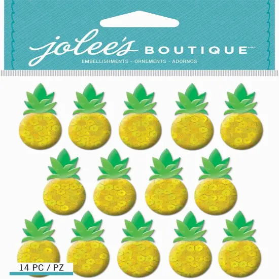 Jolee's Boutique Pineapple Repeats Dimensional Stickers {1}