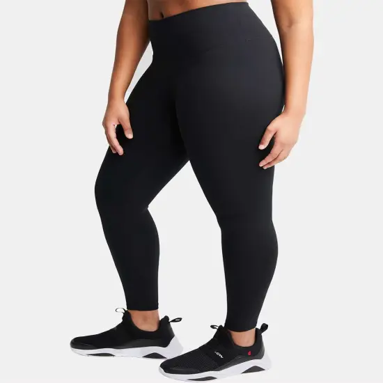 Champion&reg; Women's Sport Soft Touch Leggings Ebony heather {4}