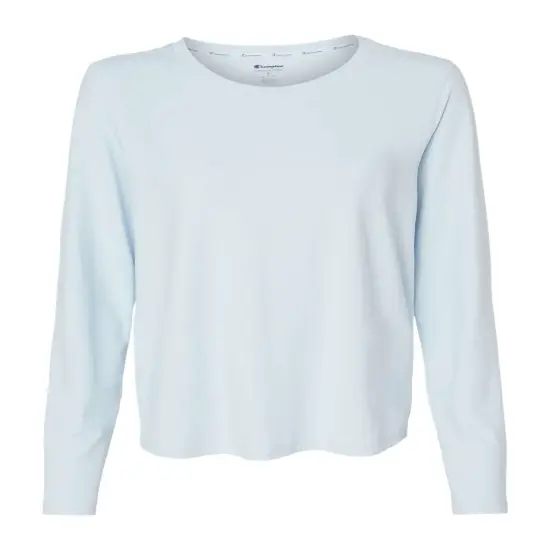 Champion&reg; Women's Sport Soft Touch Long Sleeve T-Shirt Collage blue {6}
