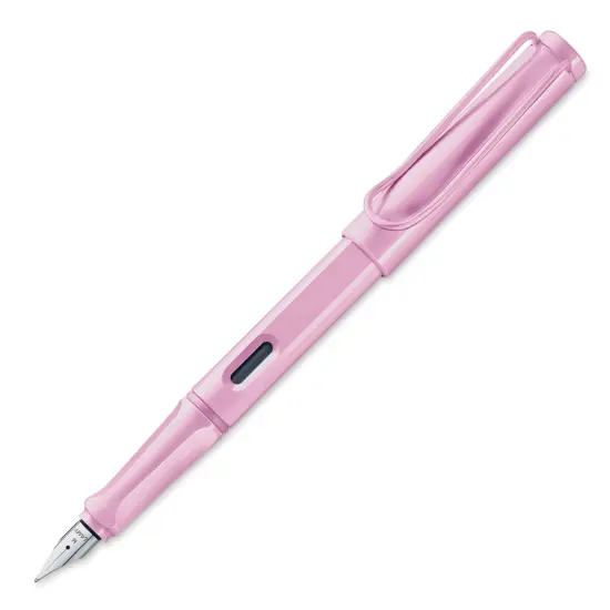 Lamy Safari Fountain Pen - Light Rose, Fine Nib {1}
