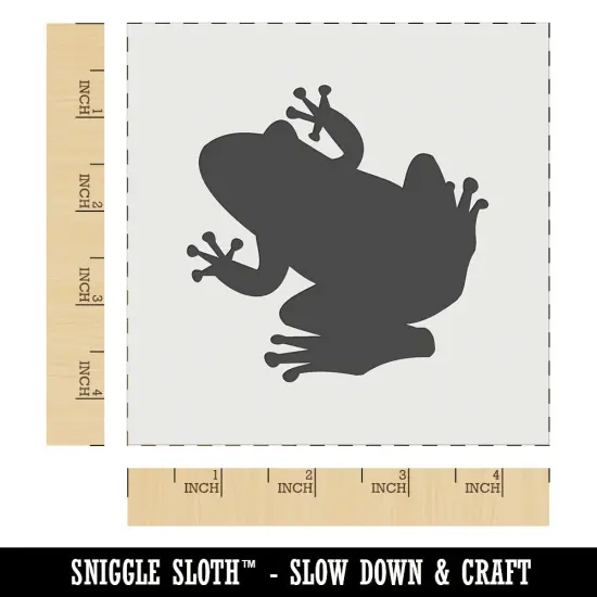 Rainforest Tree Frog Solid Wall Cookie DIY Craft Reusable Stencil {6}