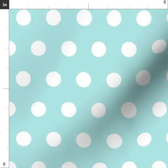 Various Fabrics by the Yard or Fat Quarter Blue Polka Dots Retro Groovy Pale 90 S Bright Medium Scale Neon Custom Printed Fabric by Spoonflower {4}