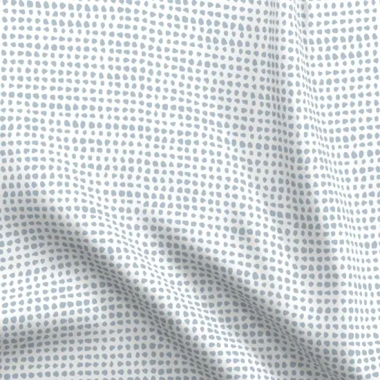 Various Fabrics by the Yard or Fat Quarter Gray Blue Dots Minimal Simple Modern Neutral Custom Printed Fabric by Spoonflower {5}