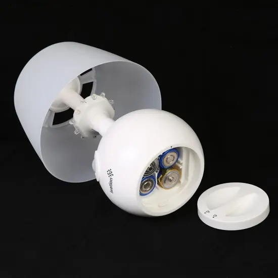 Ivation 12-LED Battery Powered Lamp, Motion Sensing LED Table Lamp w/Dual Color Range {5}