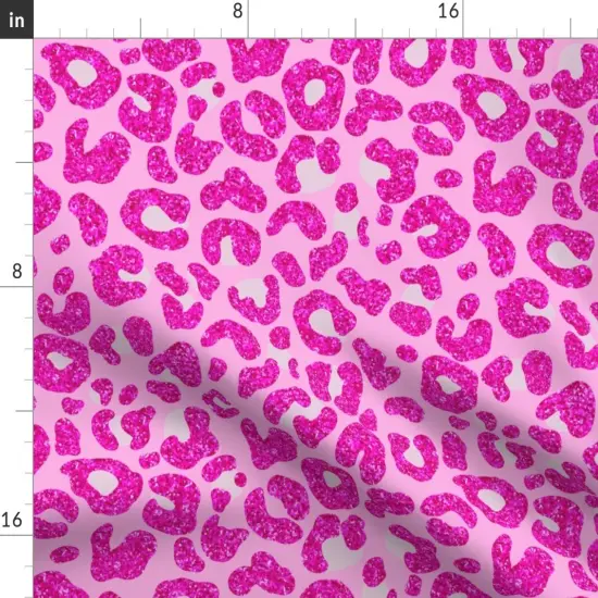 Various Fabrics by the Yard or Fat Quarter Y2K Maximalist Cheetah Animal Print Leopard Whimsical Hot Pink Custom Printed Fabric by Spoonflower {2}