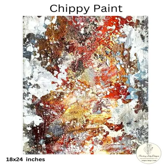 Chippy Paint- Art paper for Decoupage and Mixed Media {1}