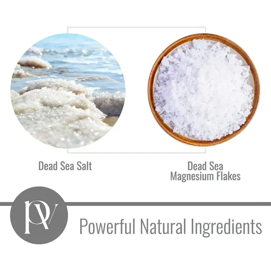 Pavelle Dead Sea Pregnancy Bath Soak, 100% Natural Magnesium Flakes Bath Soak, 14 oz (397g) {6}