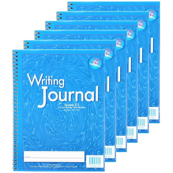 My Writing Journal, Grade 2-3, Blue, Pack of 6 {1}