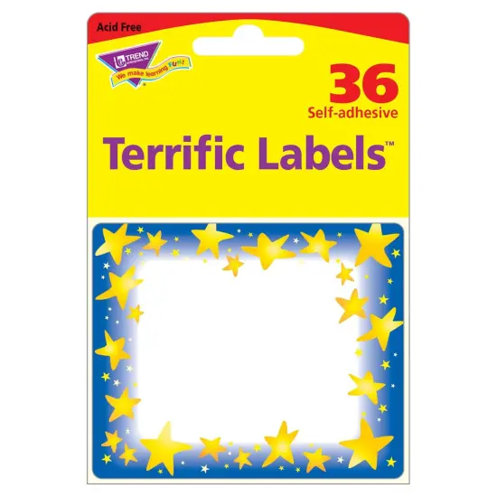 Star Brights Terrific Labels&trade;, 36 Per Pack, 6 Packs {2}