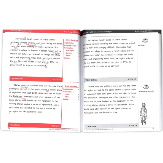 Daily Paragraph Editing Book, Grade 4 {3}
