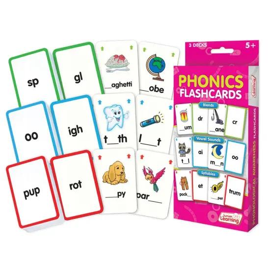 Phonics Flashcards, 3 Sets Per Pack, 3 Packs {5}