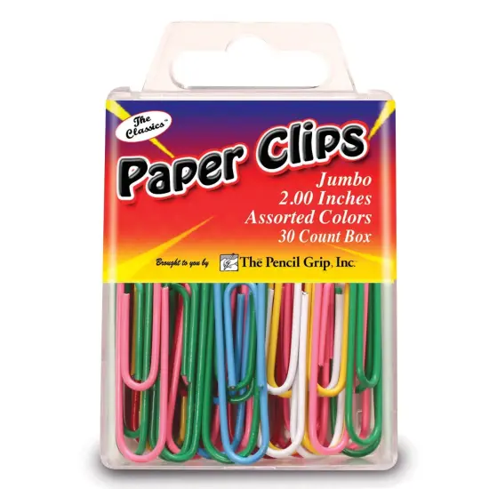 The Classics&trade; Paper Clips, 2", Assorted Colors, 30 Per Pack, 24 Packs {2}