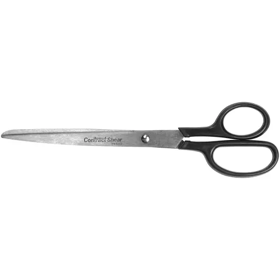 Contract Stainless Steel Scissors 9", Black, Pack of 6 {2}