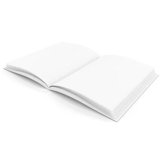 Hardcover Blank Book, Landscape 8" x 6", 28 Pages, Pack of 12 {3}