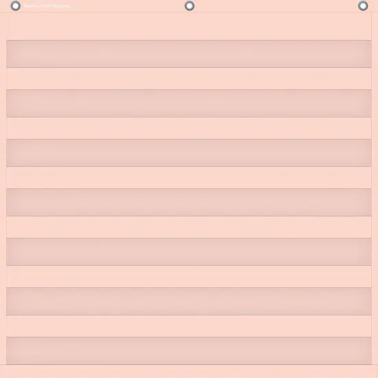 Blush 7 Pocket Chart, 28" x 28" {1}