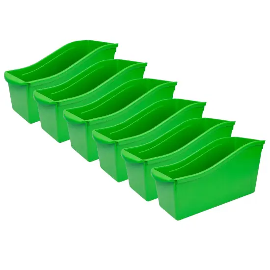 Large Book Bin, Green, Pack of 6 {1}