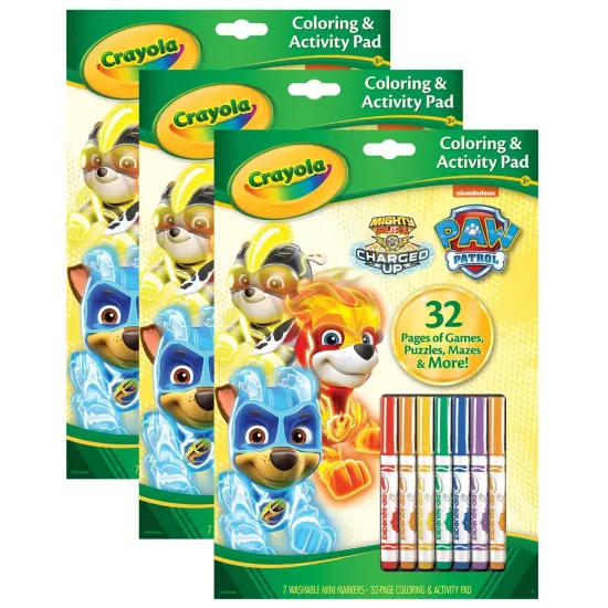 Coloring & Activity Pad with Markers, Paw Patrol, Pack of 3 {1}
