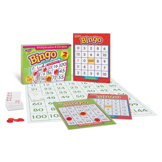 Multiplication & Division Bingo Game {4}