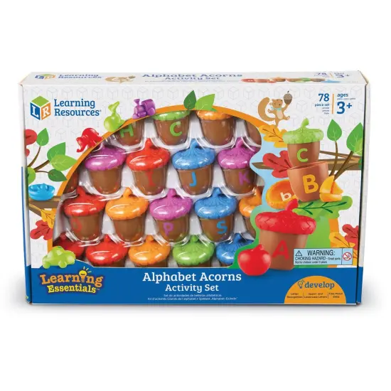 Alphabet Acorns Activity Set {3}