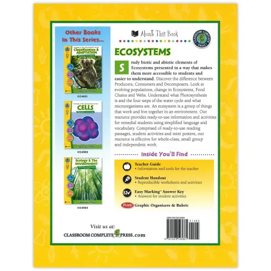 Ecosystems Resource Book, Grade 5-8 {2}
