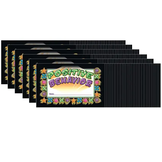 Positive Behavior Punch Cards, 36 Per Pack, 6 Packs {1}