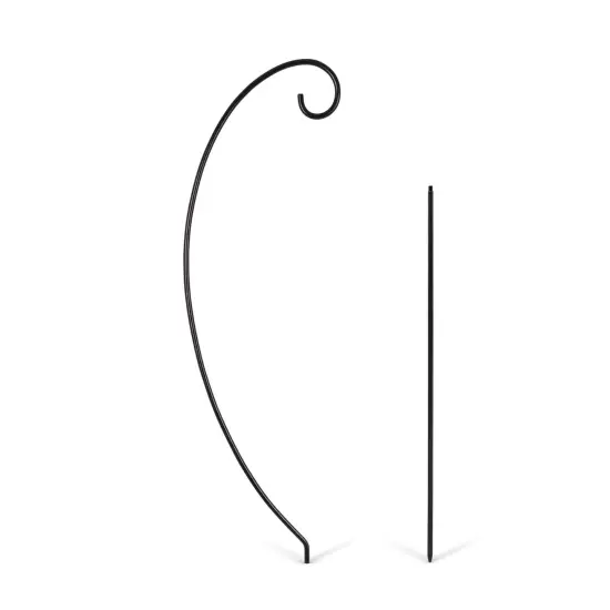 Feuerhand Lantern Holder, Hanging Ground Spike for Your Outdoor Fuel Lamp, Powder-coated Steel, 63.8 inches high {3}