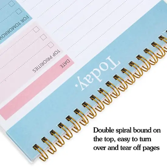 To-Do List Notepad Daily Planner with 52 Undated Tear-Off Sheets 6.5" x 9.8" Checklist Productivity Organizer with Hourly Schedule {5}