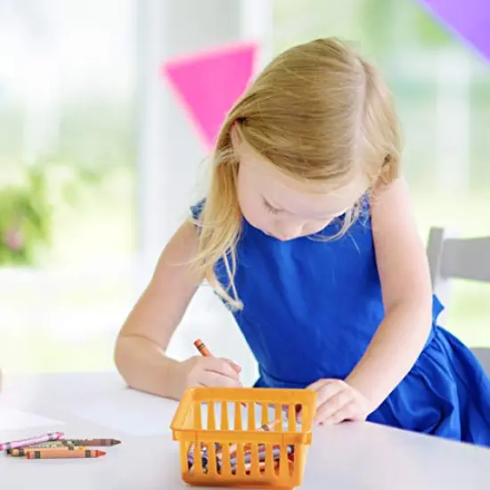 Classroom Storage Baskets Crayon and Pencill Container | Classroom Organization| Storage Basket, Shelf and Desk Organizer | For Classrooms, Office Desk, Small Desk, and Toy Storage {3}