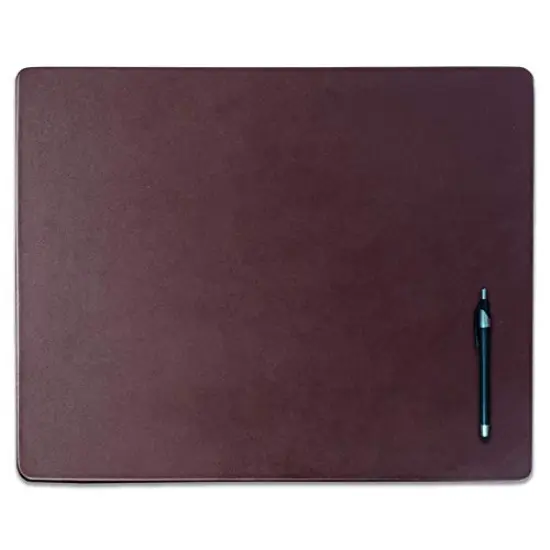 Chocolate BrownLeather 20" x 16" Conference Table Pad {1}