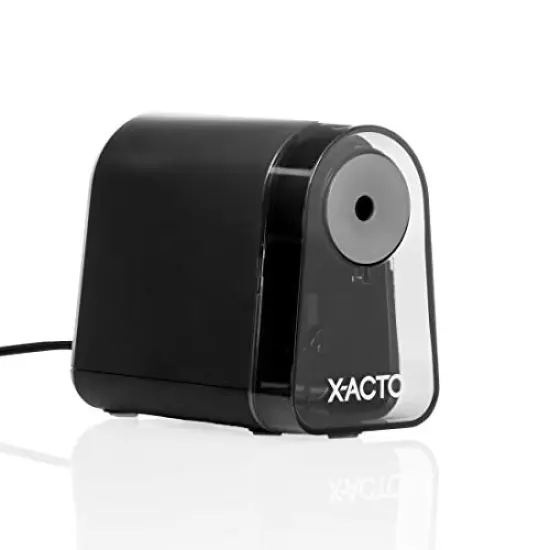 Pencil Sharpener, Mighty Mite Electric Pencil Sharpener, With Pencil Saver, SafeStart Motor, Black, 1 Count {1}