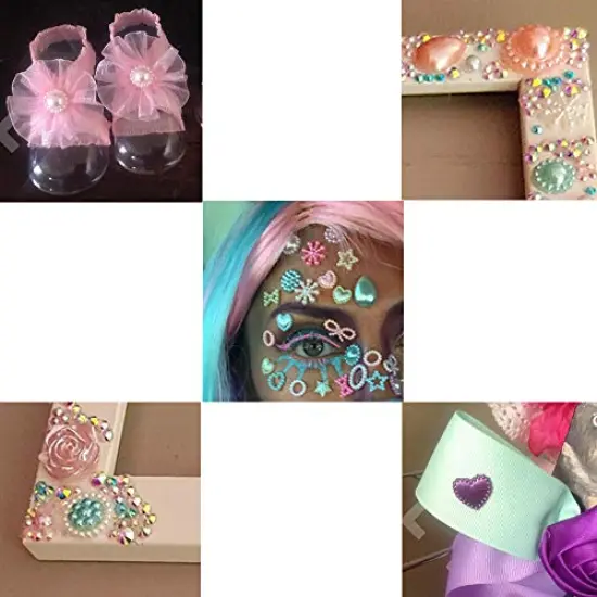 400 Pieces Random 100g/lot 4-20mm Half Round Imitation Pearls Seastar Bow Rose Rhinestone Flat Back Pearl Bead Loose Beads {3}