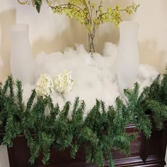 Northlight White Iridescent Soft Fluff Craft Pull Snow Christmas Decor {3}