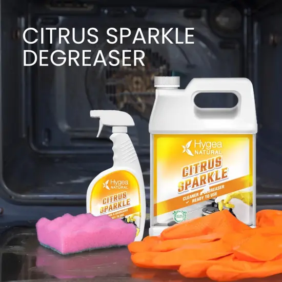Hygea Natural Citrus Sparkle - Natural Cleaner and Degreaser (Concentrated) Gallon 128 oz {3}