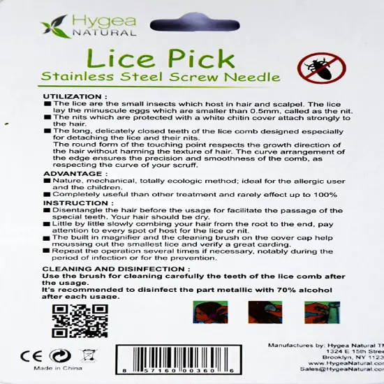 Hygea Lice Essentials Treatment Comb {2}