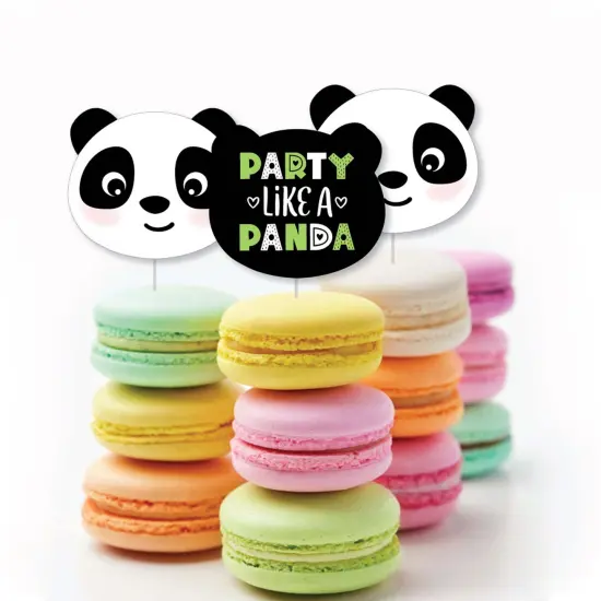 Big Dot of Happiness Party Like a Panda Bear - DIY Shaped Baby Shower or Birthday Party Cut-Outs - 24 Count {4}
