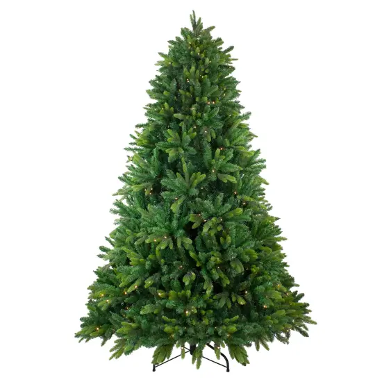 Northlight Pre-Lit Full Gunnison Pine Artificial Christmas Tree -9' - Warm White LED Green {3}