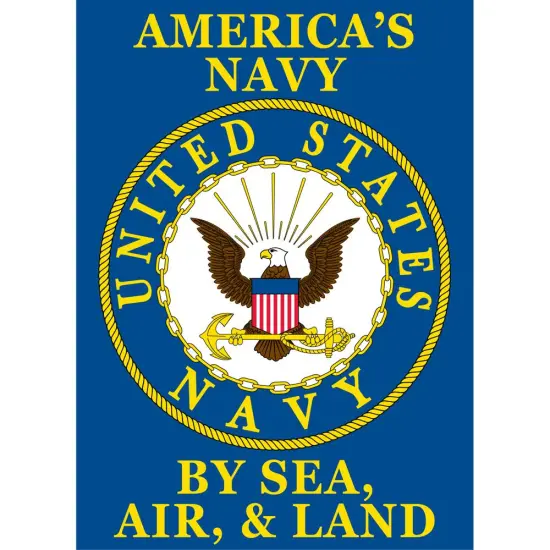 United States Navy Served With Pride Flag with Grommets 28" x 40" {1}