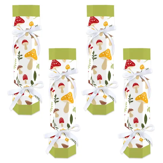 Big Dot of Happiness Wild Mushrooms - No Snap Red Toadstool Party Table Favors - DIY Cracker Boxes - Set of 12 {1}