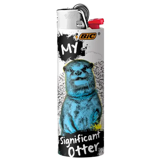 BIC Maxi Pocket Lighter, Special Edition Party Animal Collection, Assorted Unique Lighter Designs, 8 Count Pack of Lighters {4}