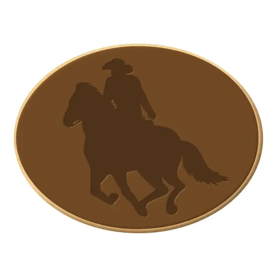 Oval Cookie Cutter 4 in by 2.75 in B0708, CookieCutter.com, Tin Plated Steel, Handmade in the USA {3}