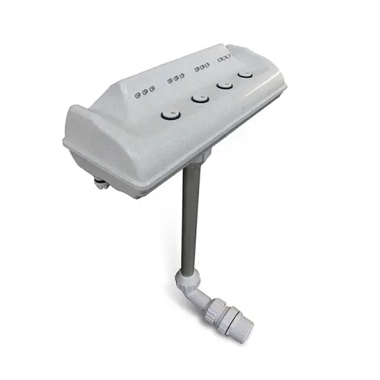 Northlight LED Lighted Cascade Waterfall Swimming Pool Fountain - 17" White {3}