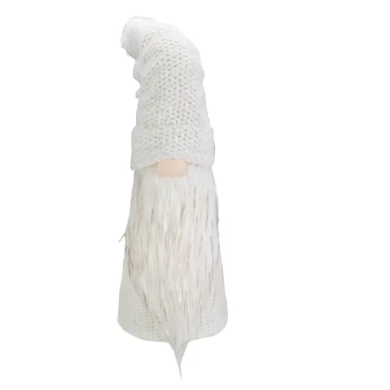 Northlight LED Lighted Knitted Gnome Christmas Figure - 20" - White {1}