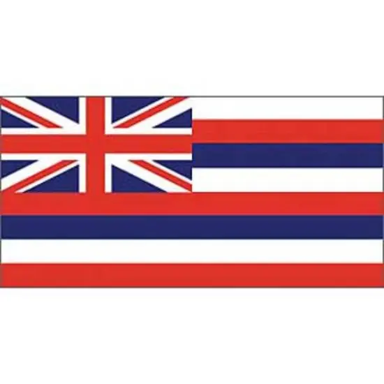 Hawaii Flag On A Stick 12" x 18" {1}
