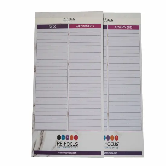 RE-FOCUS THE CREATIVE OFFICE, Professional To do and Appointment list pad, Legal size, 2 pack, 30 sheets each Pink {2}