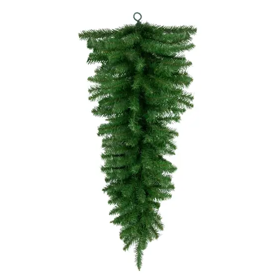 Northlight 36" Winona Fir Artificial Christmas Teardrop Swag, Unlit Green {1}