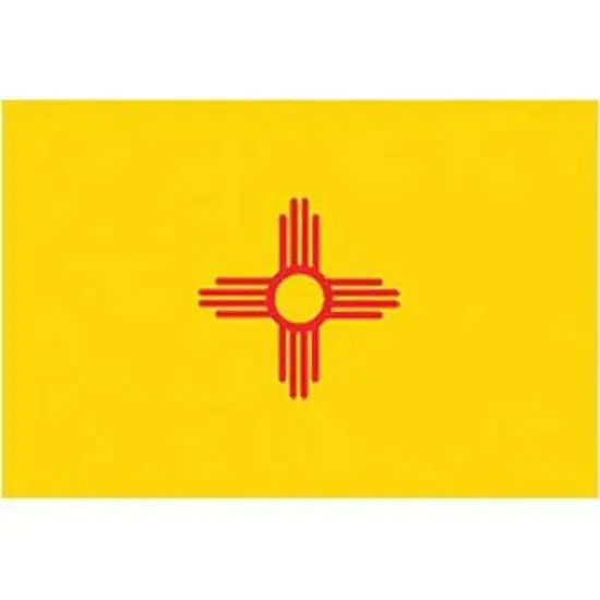 New Mexico Flag with Grommets 2ft x 3ft {1}