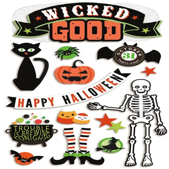 Paper House Wicked Good Dimensional Stickers {1}