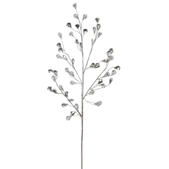 Northlight Glittered Artifcal Christmas Twig Spray - 30" - Silver {1}