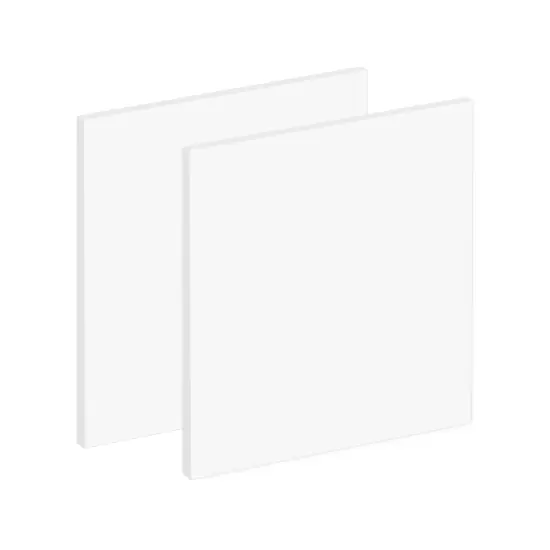 White Cast Acrylic Gloss 1/8" (5"x 10") {1}