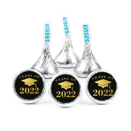324ct Class of 2023 Graduation Stickers for Hershey's Kisses (3 Sheets - 324 Stickers) Party Favors - By Just Candy {1}